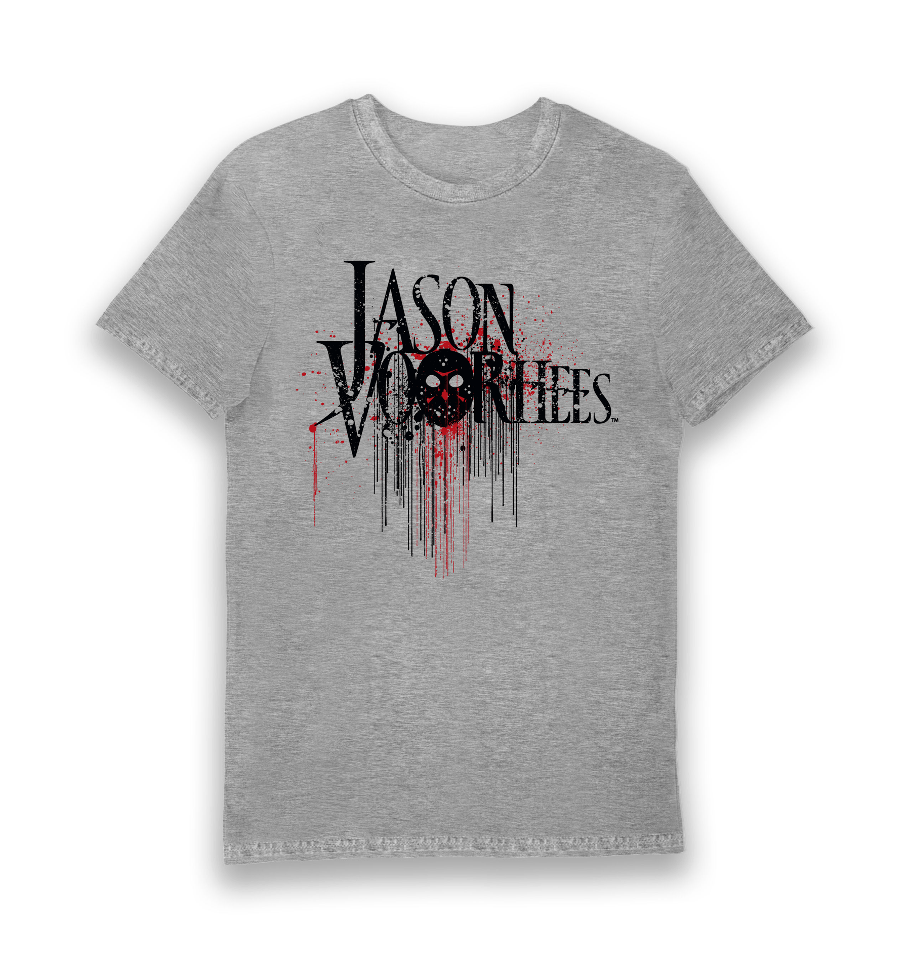 Sports Grey Printed T-shirt Front