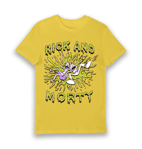 Yellow Printed T-shirt Front