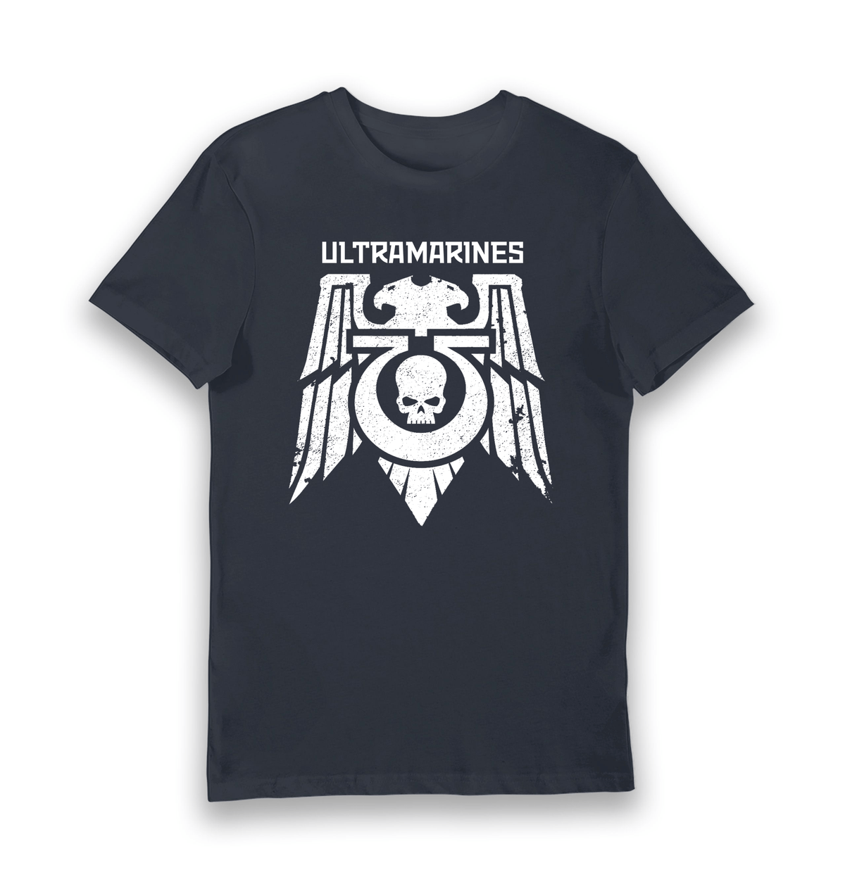 Navy Printed T-shirt Front