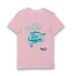 Pink Printed T-shirt Front