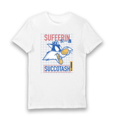 White Printed T-shirt Front