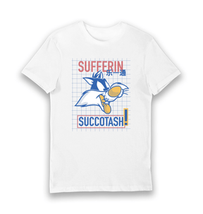 White Printed T-shirt Front