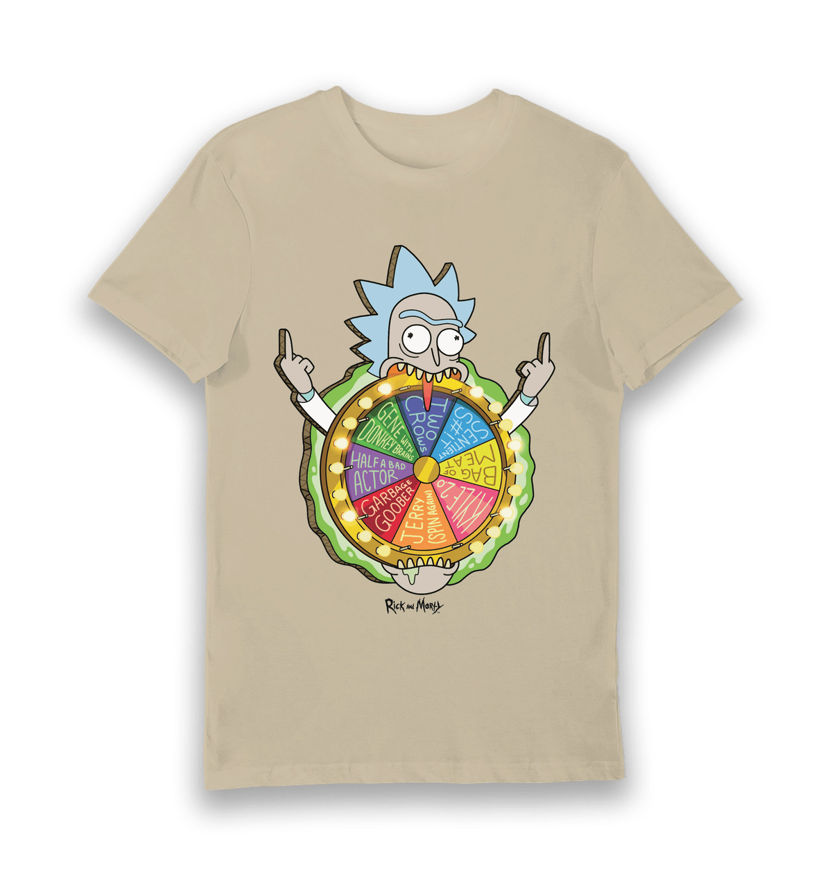 Sand Printed T-shirt Front