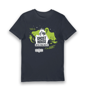 Navy Printed T-shirt Front