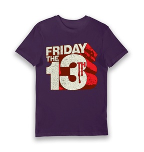 Purple Printed T-shirt Front