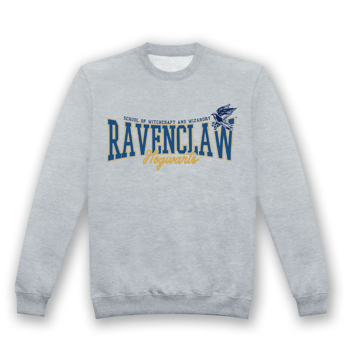 Grey Printed Sweater Front