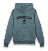 Blue Printed Hoody Front