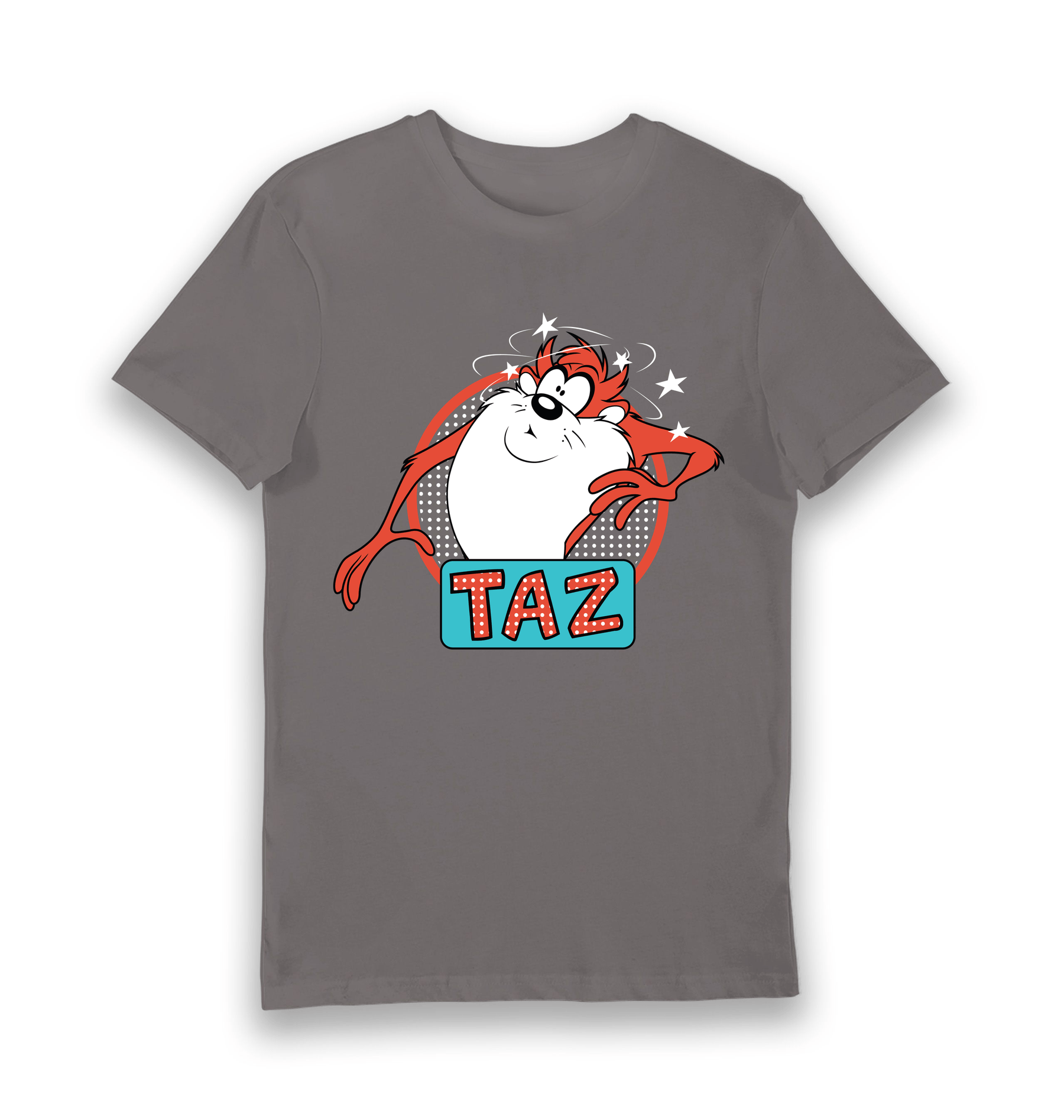 Charcoal Printed T-shirt Front