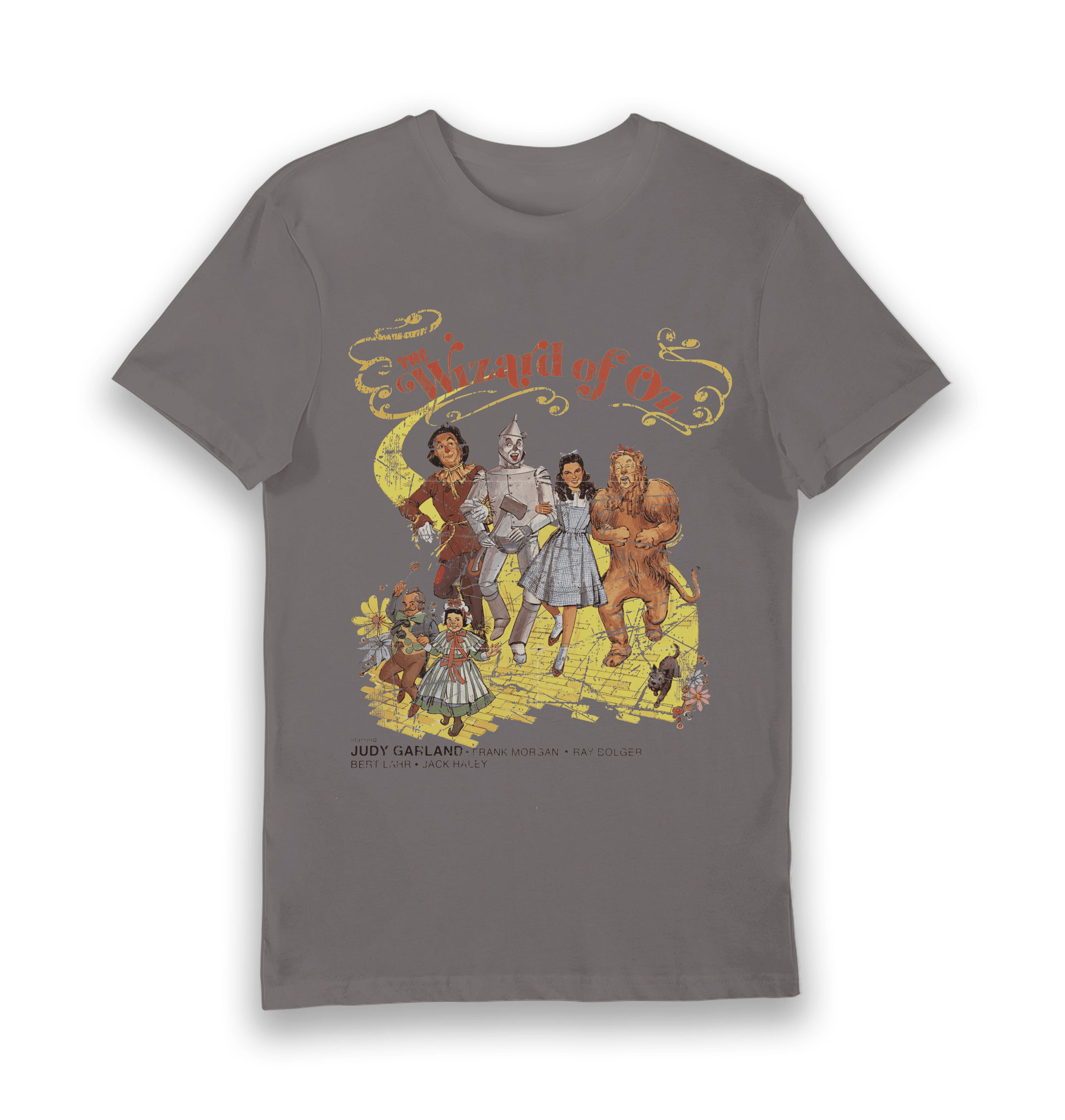 Charcoal Printed T-shirt Front