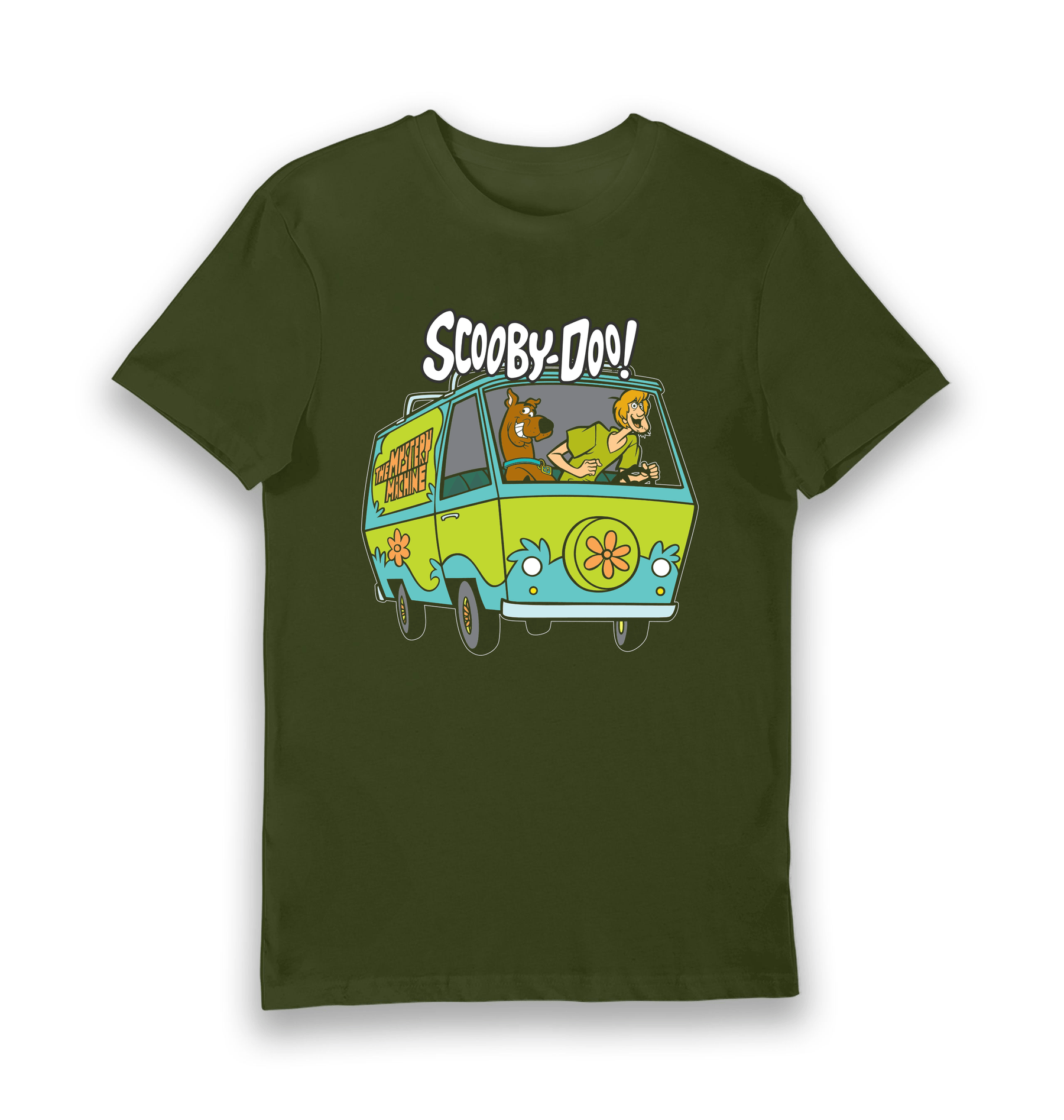 Forest Green Printed T-shirt Front