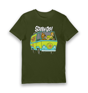 Forest Green Printed T-shirt Front