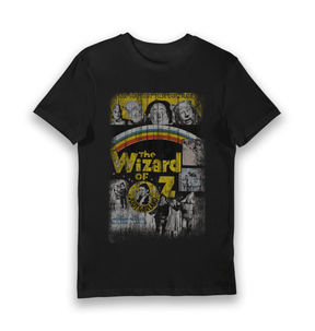 Black Printed T-shirt Front