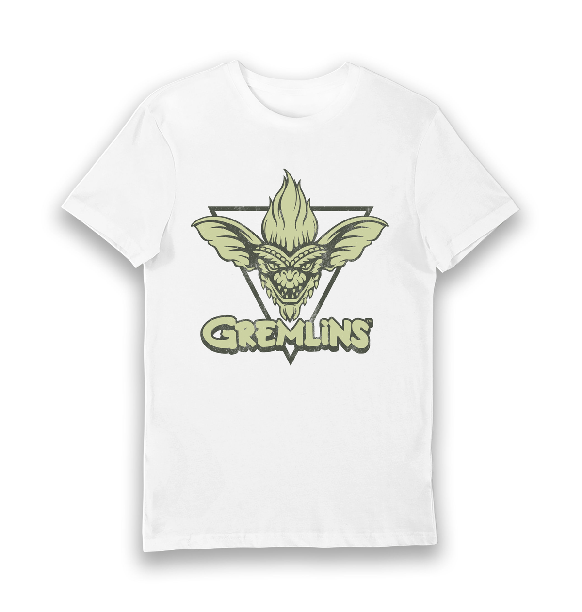 White Printed T-shirt Front