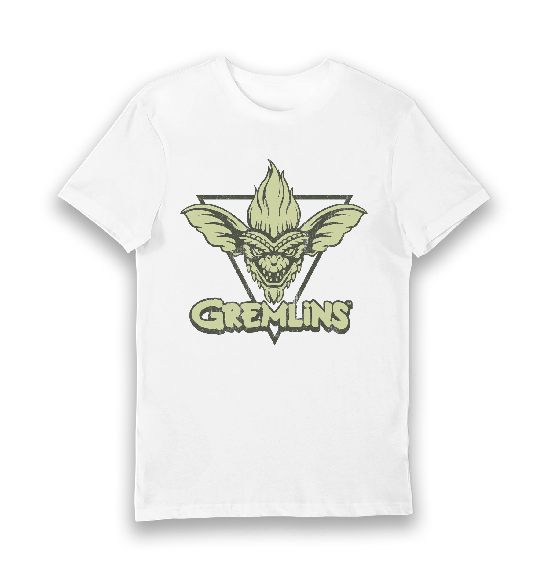 White Printed T-shirt Front