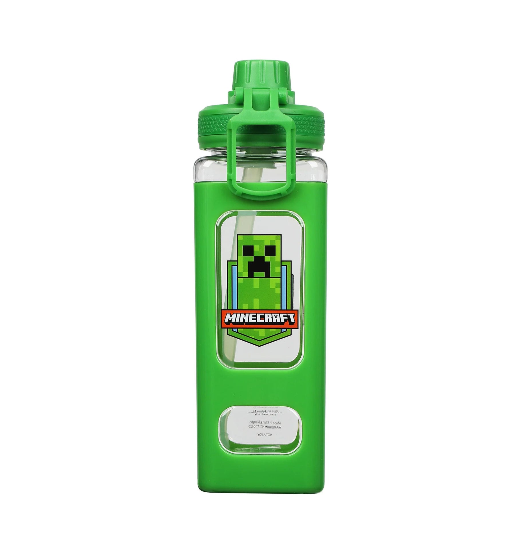 green Water Bottle Front