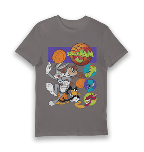 Charcoal Printed T-shirt Front