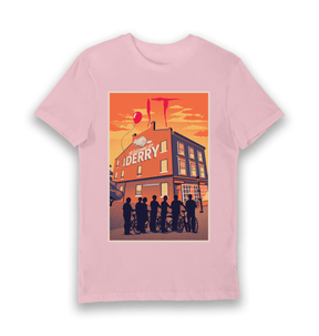 Pink Printed T-shirt Front