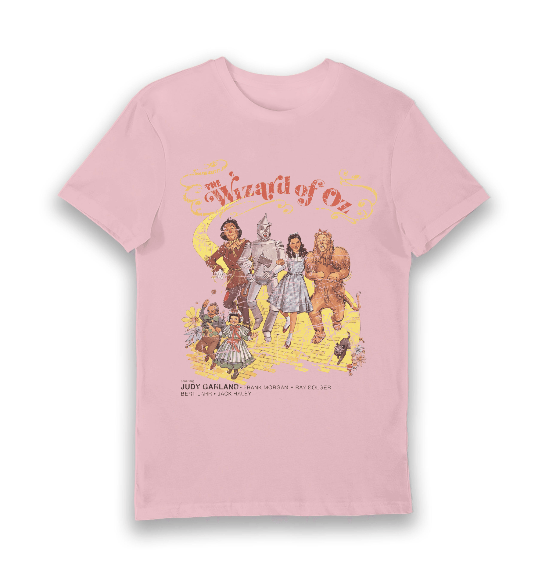 Pink Printed T-shirt Front