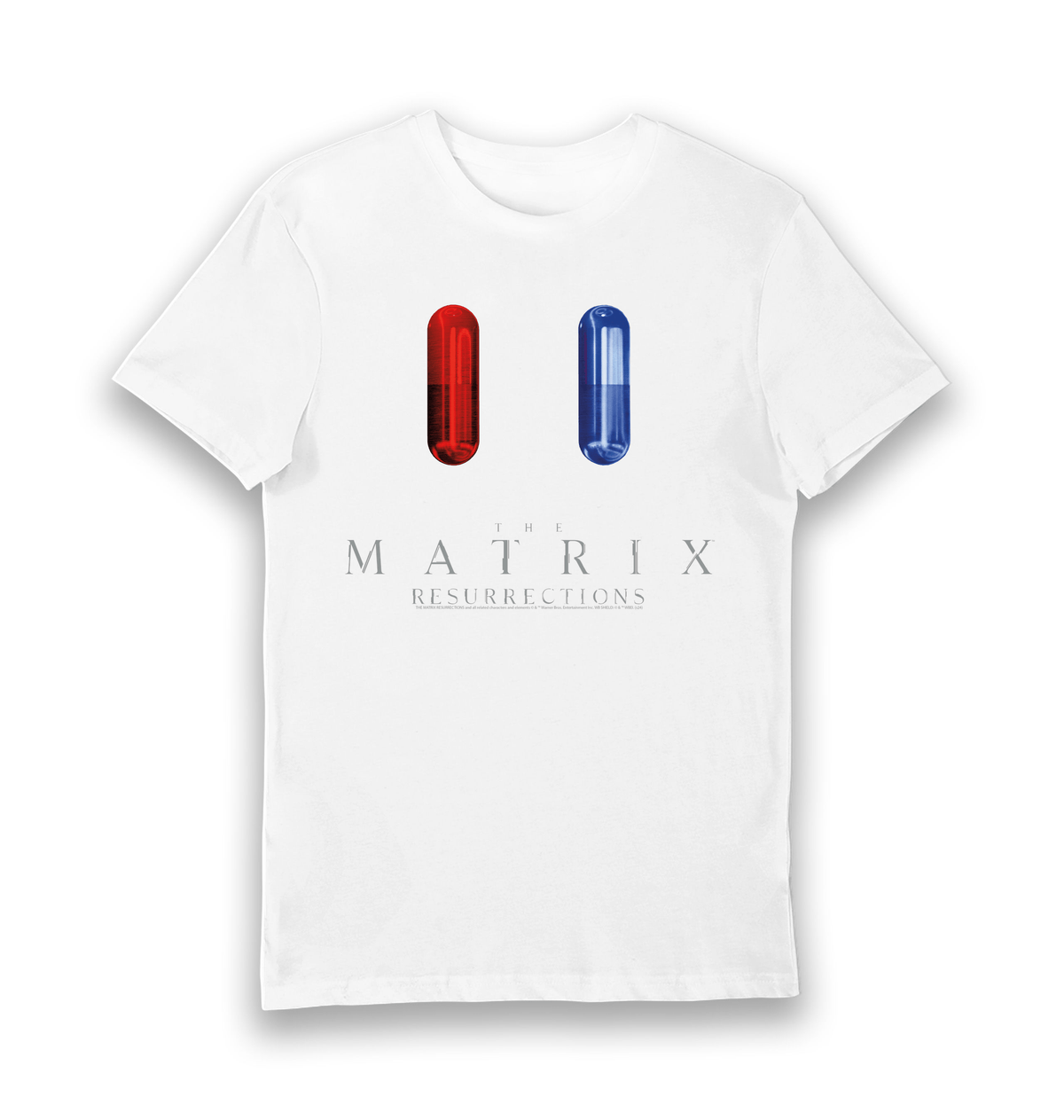 White Printed T-shirt Front