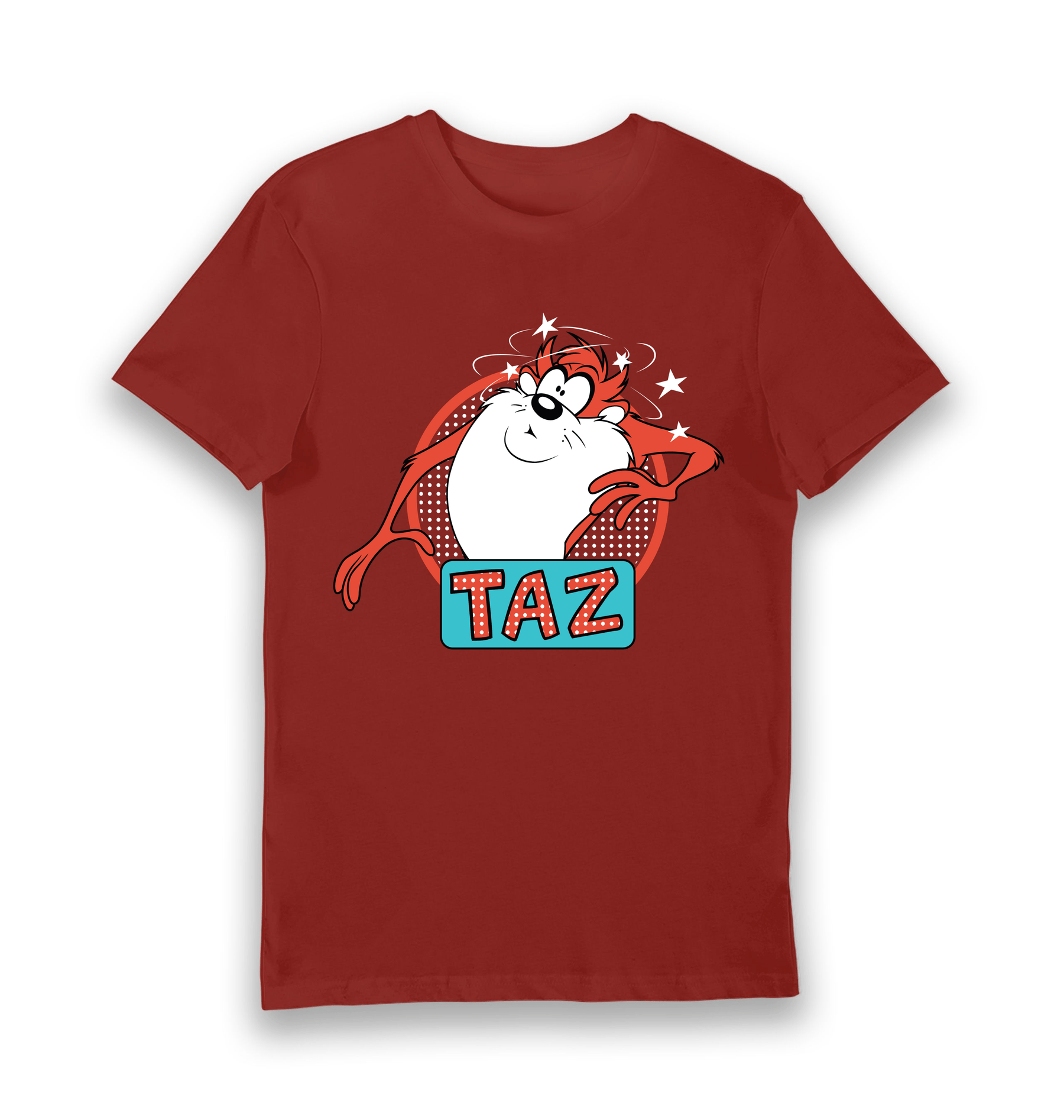 Brick Red Printed T-shirt Front