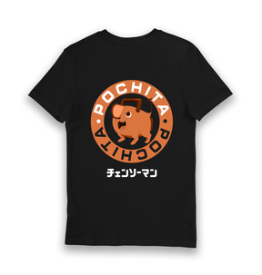 Black Printed T-shirt Back