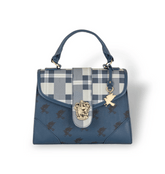 Blue Handbags Front