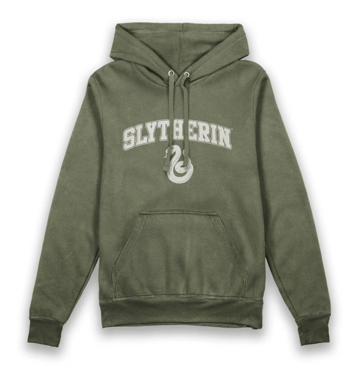 Sage Green Printed Hoody Front