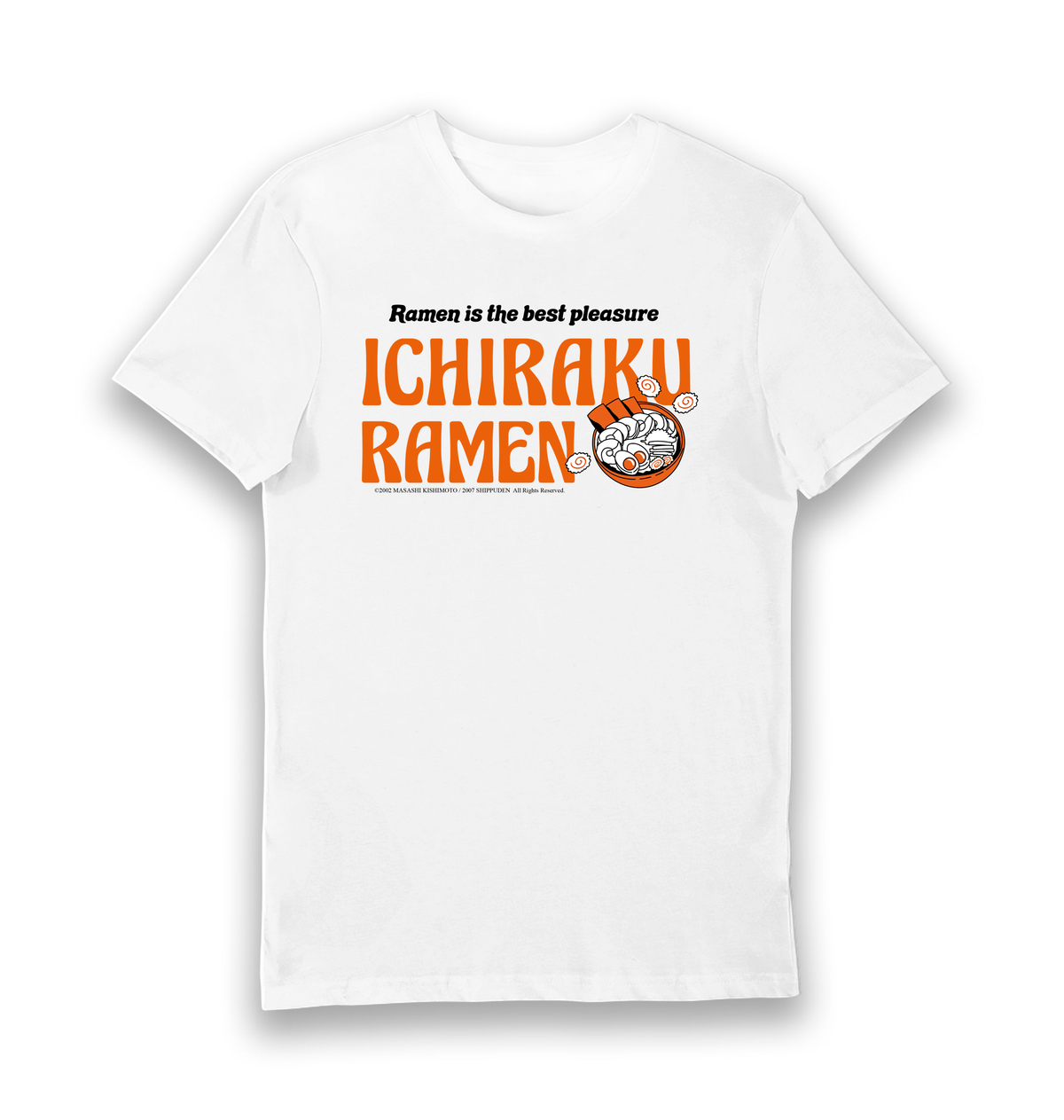 White Printed T-shirt Front