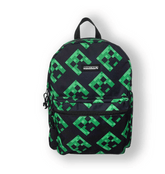 Black & Green Backpacks Front