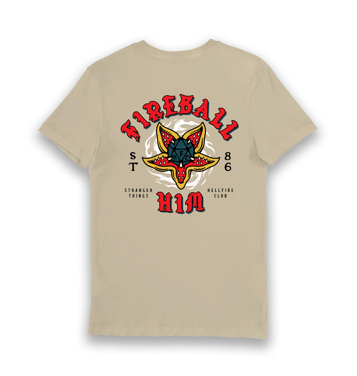 Sand Printed T-shirt Back