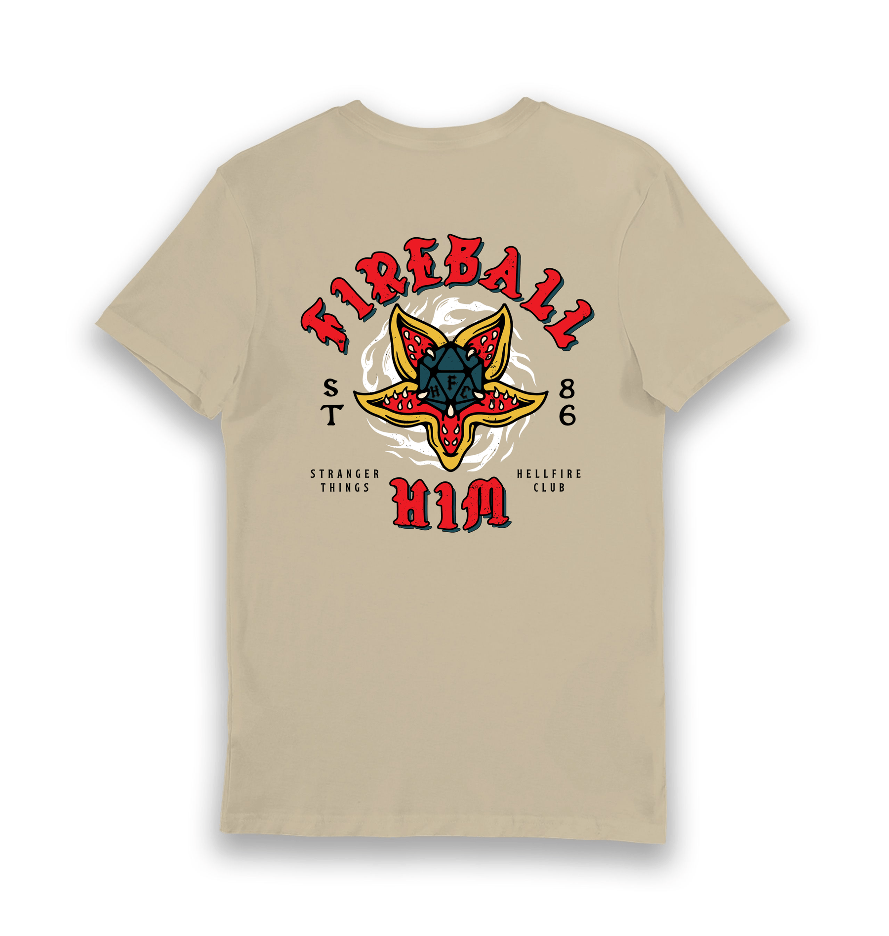 Sand Printed T-shirt Back