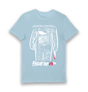 Light Blue Printed T-shirt Front