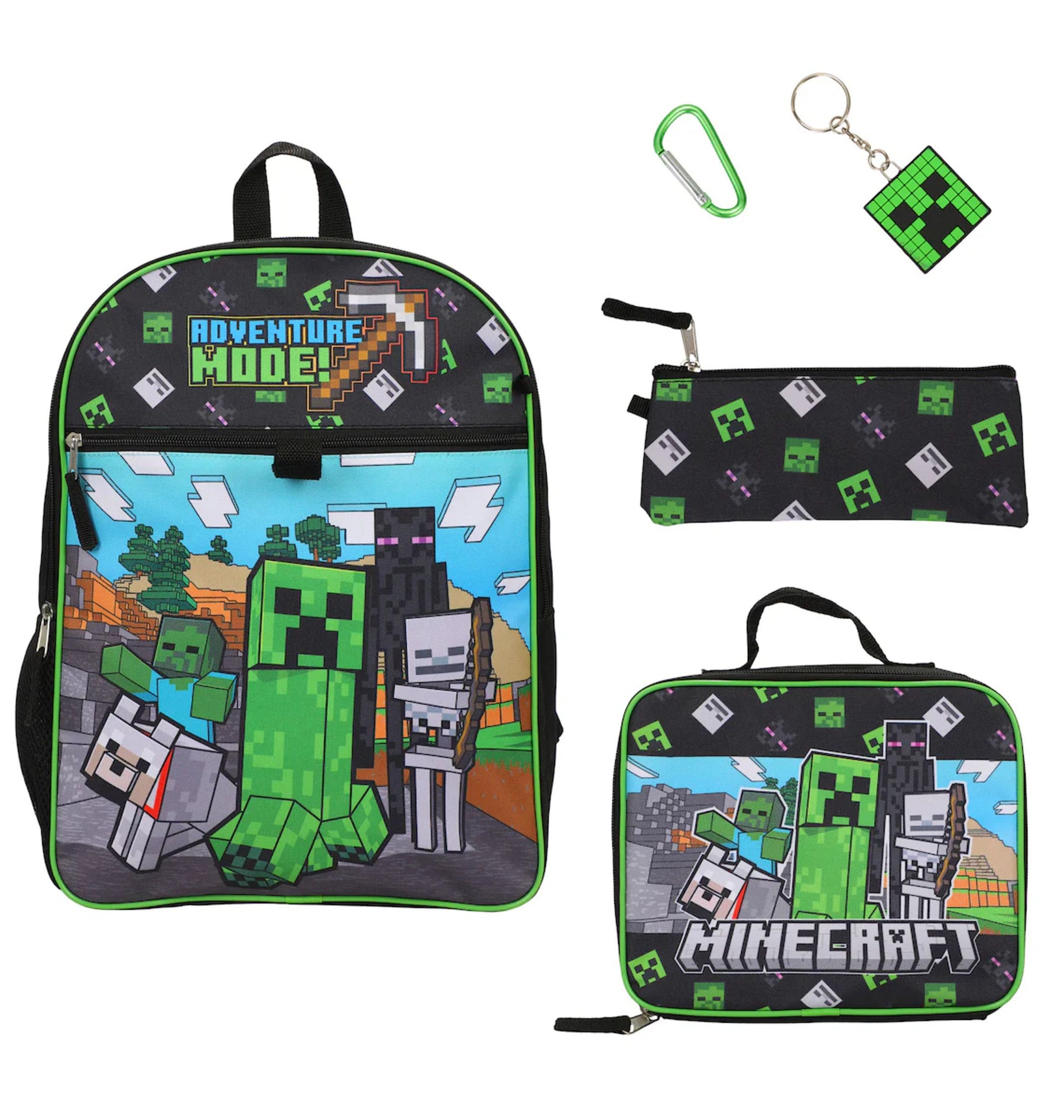 black Backpacks Front