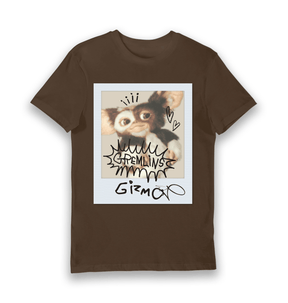 Brown Printed T-shirt Front