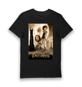 Black Printed T-shirt Front