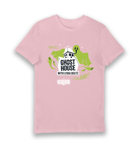 Pink Printed T-shirt Front