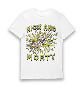 White Printed T-shirt Front