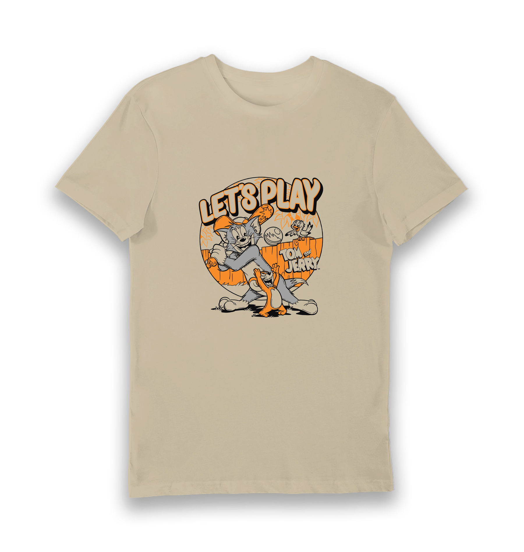 Sand Printed T-shirt Front