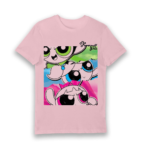 Pink Printed T-shirt Front