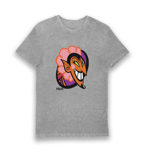 Sports Grey Printed T-shirt Front