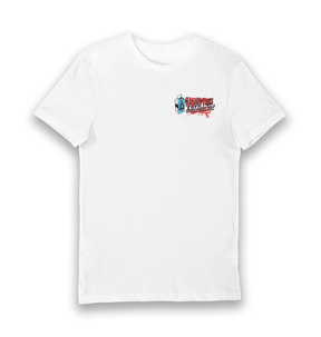 White Printed T-shirt Front