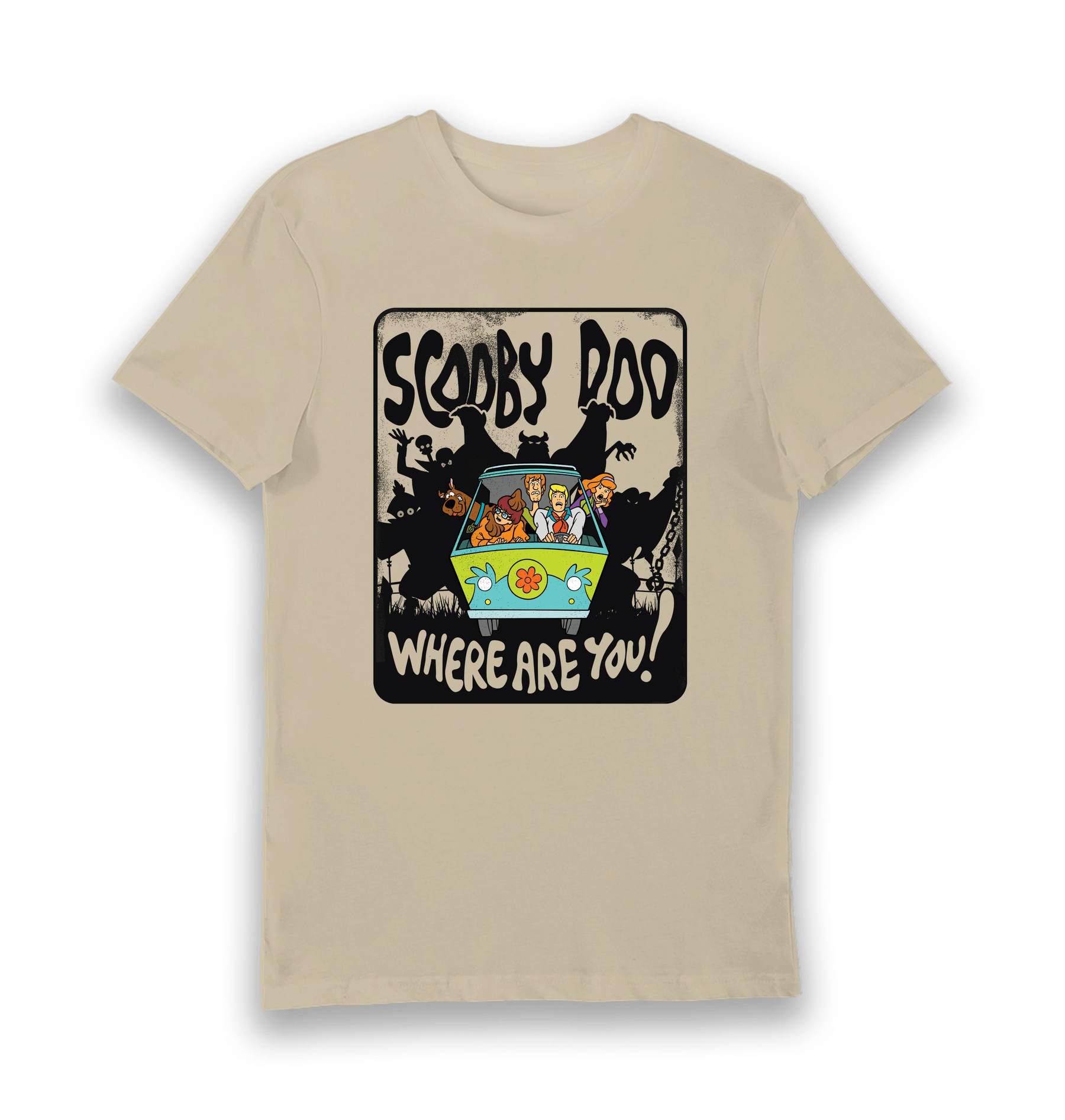 Sand Printed T-shirt Front