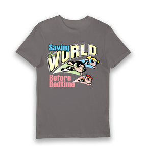 Charcoal Printed T-shirt Front