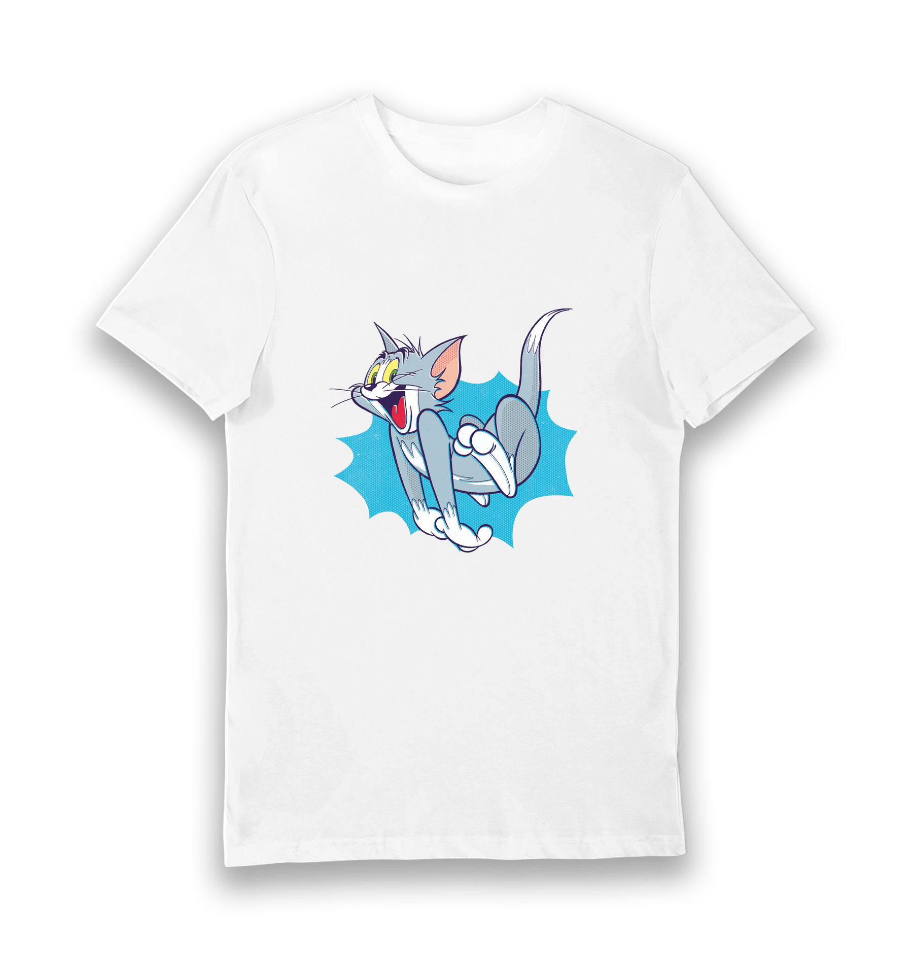 White Printed T-shirt Front