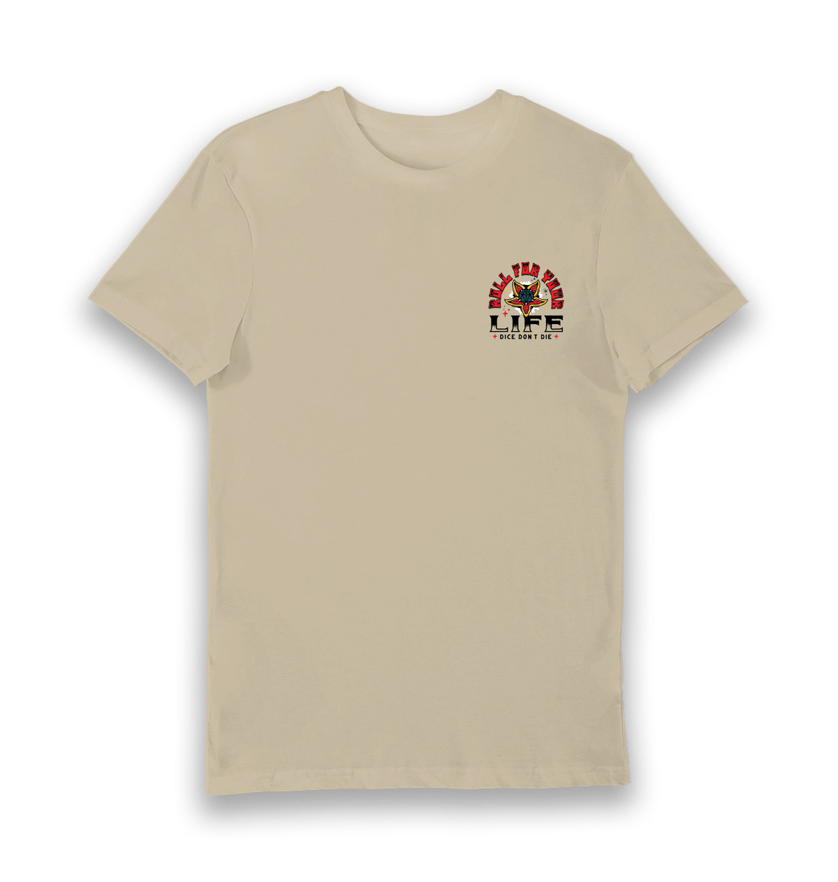 Sand Printed T-shirt Front
