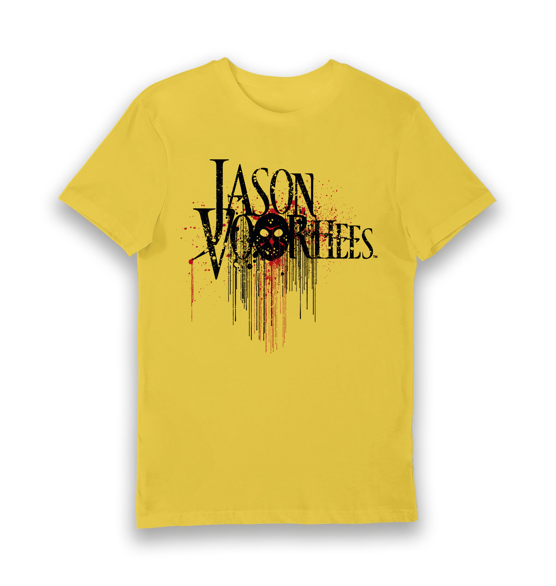 Yellow Printed T-shirt Front