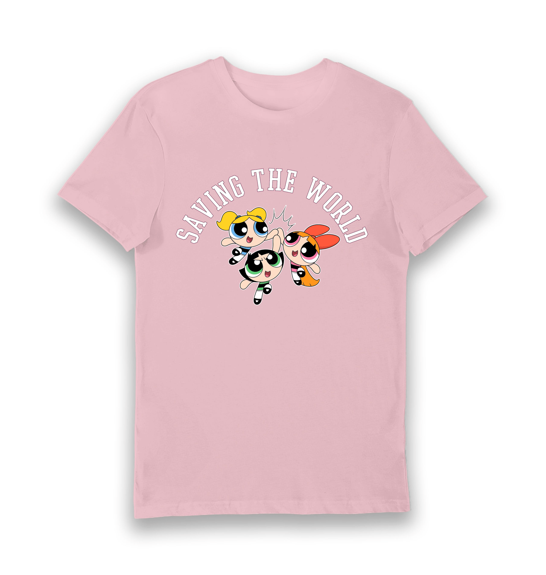 Pink Printed T-shirt Front