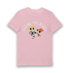 Pink Printed T-shirt Front