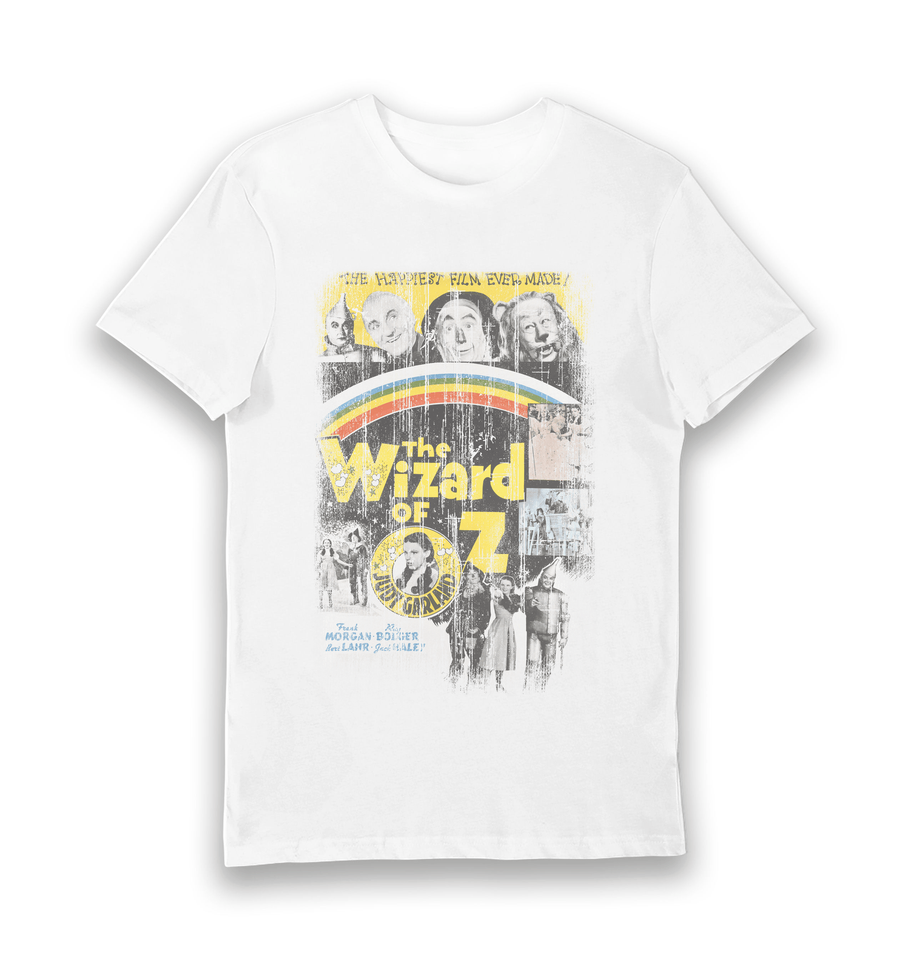 White Printed T-shirt Front