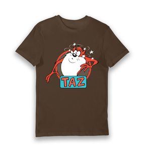 Brown Printed T-shirt Front